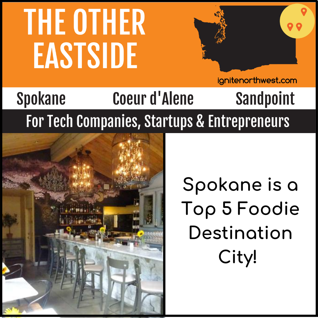 Spokane is a top 5 foodie destination city