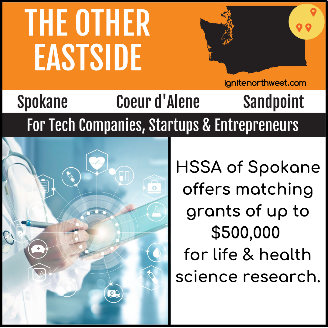 HSSA of Spokane offers matching grants of up to $500,000 for life & health science research