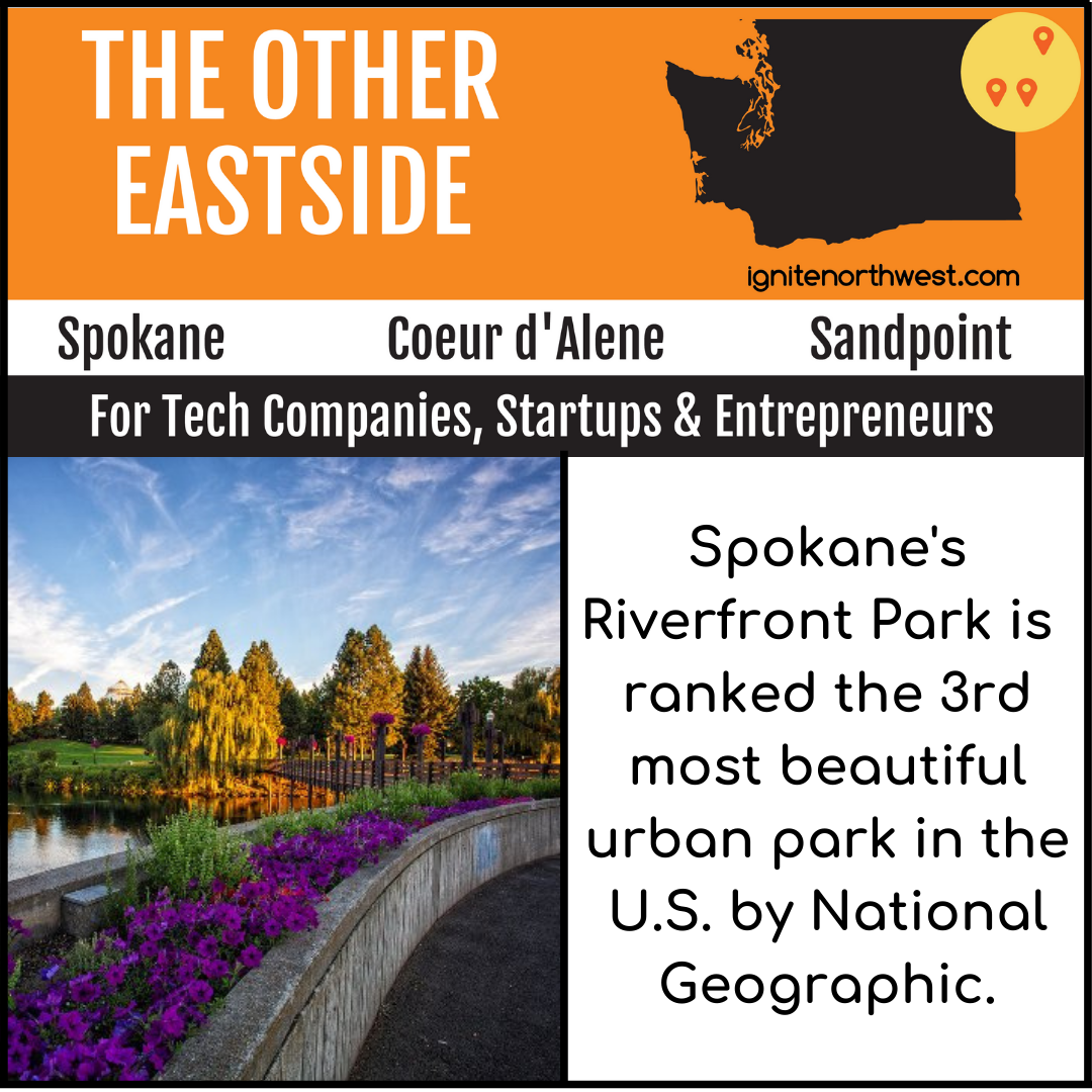 Spokane's Riverfront Park is ranked the 3rd most beautiful urban park in the U.S. by National Geographic