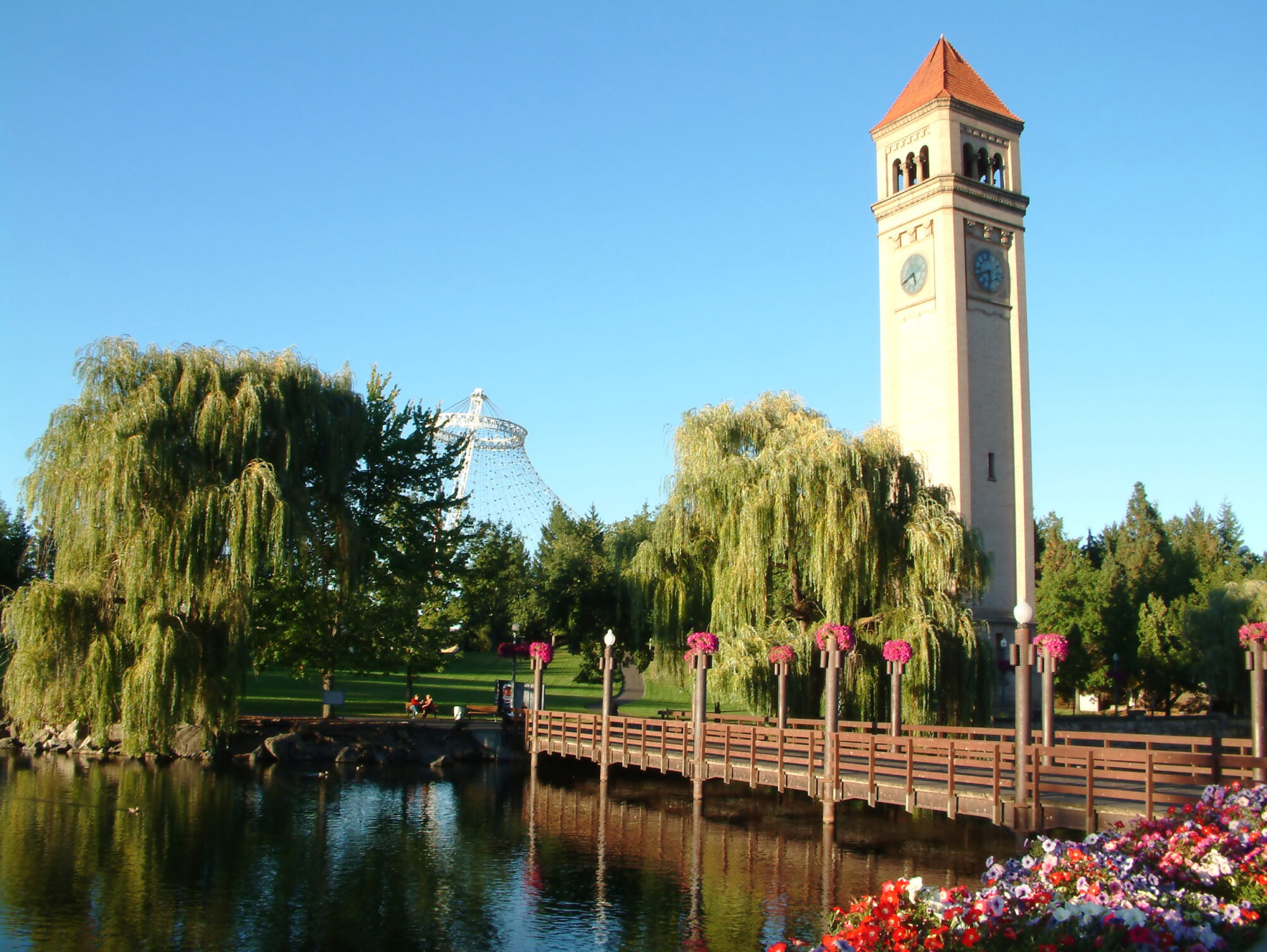 Downtown Spokane Riverfront Park Clocktower